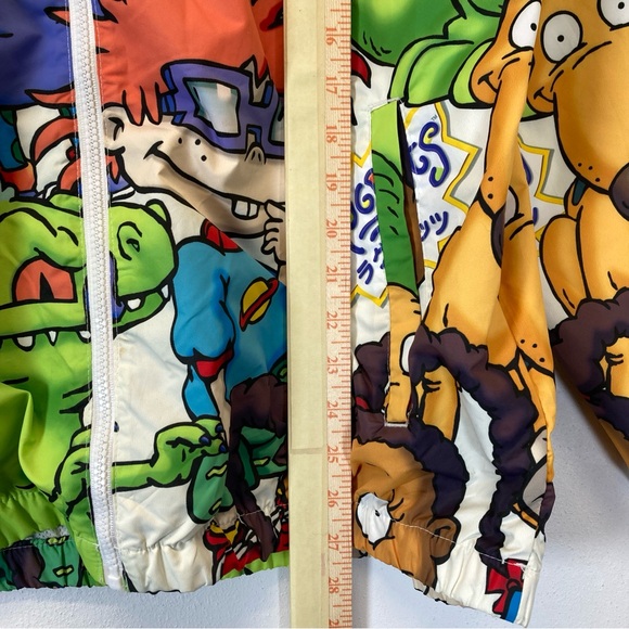 Members Only Rugrats Jacket Mens M Nickelodeon Full Zip Hooded Cartoon - Picture 5 of 16